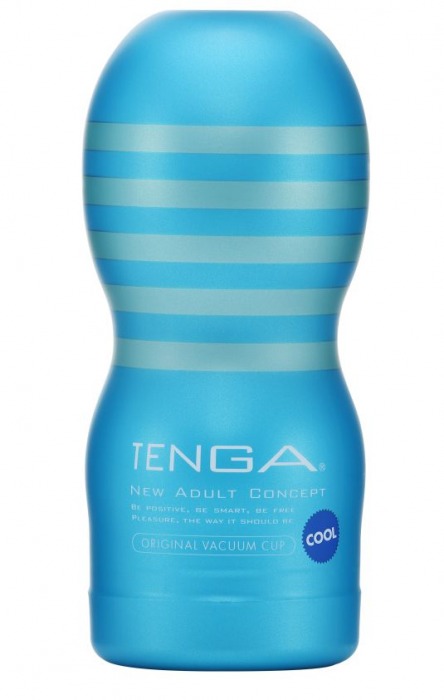 Мастурбатор с охлаждающей смазкой TENGA Original Vacuum Cup Cool - Tenga - в Волжском купить с доставкой