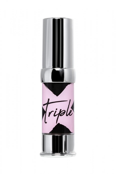 Возбуждающий гель с эффектом вибрации и охлаждения Triple X 3 in 1 Unisex Pleasure Enhancer Gel - 15 мл. - Secret Play - купить с доставкой в Волжском