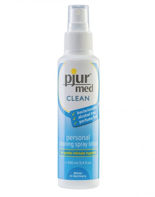 Гигиенический спрей pjur MED Clean Spray - 100 мл. - Pjur - купить с доставкой в Волжском