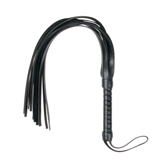 Черный флоггер Flogger Whip - 46 см. - Easy toys - купить с доставкой в Волжском