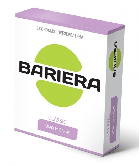 Классические презервативы Bariera Classic - 3 шт. - Bariera - купить с доставкой в Волжском