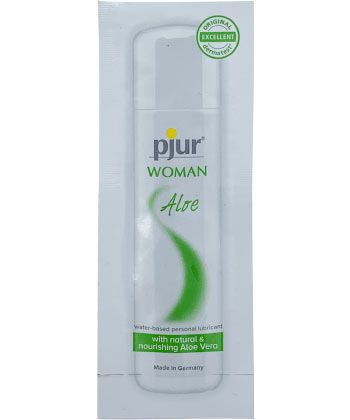 Лубрикант на водной основе pjur WOMAN Aloe - 2 мл. - Pjur - купить с доставкой в Волжском