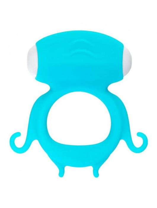 Голубое виброкольцо на пенис Sair - A-toys - в Волжском купить с доставкой