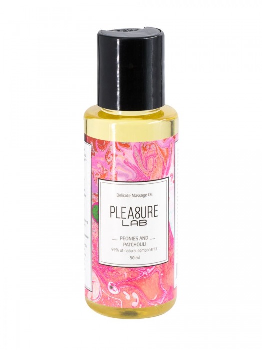 Массажное масло Pleasure Lab Delicate с ароматом пиона и пачули - 50 мл. - Pleasure Lab - купить с доставкой в Волжском