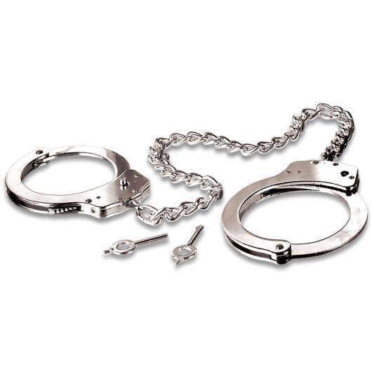 Металлические наручники Metal Leg Cuffs - Pipedream - купить с доставкой в Волжском