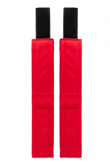 Красно-черные велюровые оковы Anonymo - ToyFa - купить с доставкой в Волжском