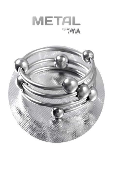 Большое металлическое кольцо под головку пениса - ToyFa - купить с доставкой в Волжском