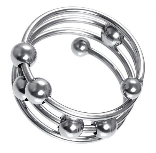Большое металлическое кольцо под головку пениса - ToyFa - купить с доставкой в Волжском