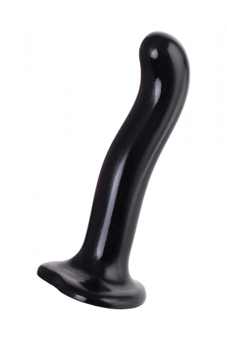 Черный стимулятор для пар P G-Spot Dildo Size L - 19 см. - Strap-on-me - в Волжском купить с доставкой