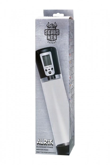 Прозрачная автоматическая помпа для пениса Alrik - Sexus - в Волжском купить с доставкой