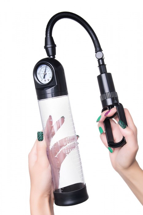 Прозрачная механическая помпа Helmer с манометром - Sexus - в Волжском купить с доставкой