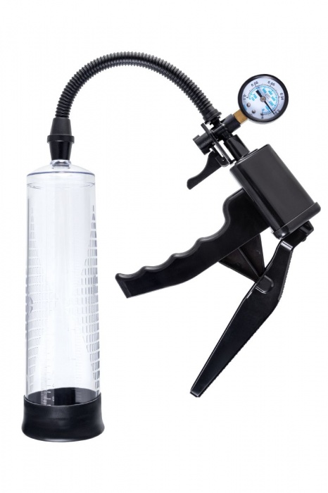 Прозрачная механическая помпа для пениса Viggo - Sexus - в Волжском купить с доставкой