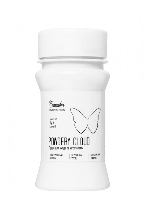 Пудра для ухода за игрушками Powdery Cloud с нейтральным ароматом - 40 гр. - Eromantica - купить с доставкой в Волжском