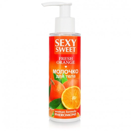 Молочко для тела с феромонами и ароматом апельсина Sexy Sweet Fresh Orange - 150 гр. -  - Магазин феромонов в Волжском