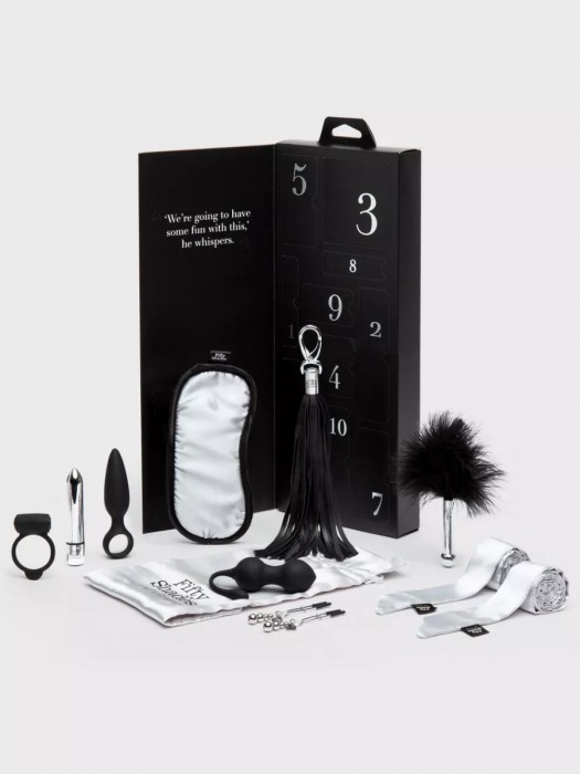 Эротический набор Pleasure Overload 10 Days of Play Gift Set - Fifty Shades of Grey - купить с доставкой в Волжском