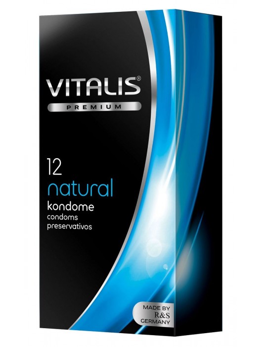 Классические презервативы VITALIS PREMIUM natural - 12 шт. - Vitalis - купить с доставкой в Волжском