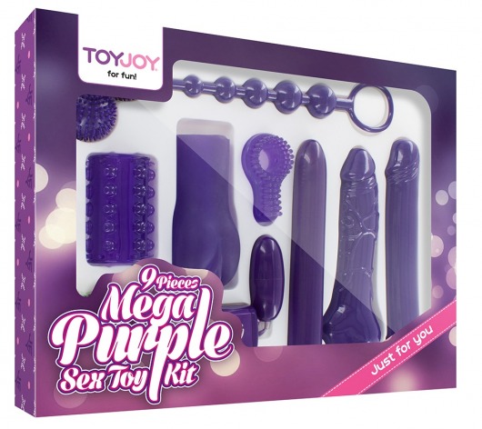 Эротический набор Toy Joy Mega Purple - Toy Joy - купить с доставкой в Волжском