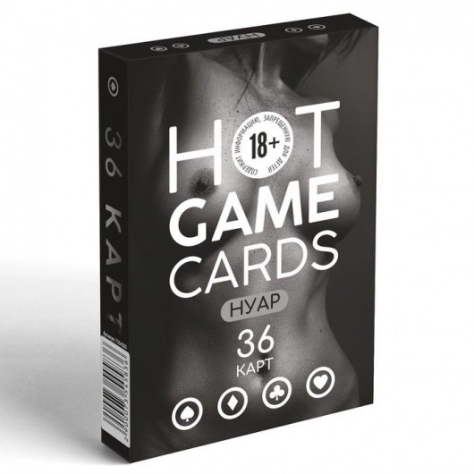 Игральные карты HOT GAME CARDS НУАР - 36 шт. - Сима-Ленд - купить с доставкой в Волжском