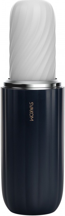 Черно-белый интерактивный мастурбатор Alex Neo 2 - Svakom - в Волжском купить с доставкой