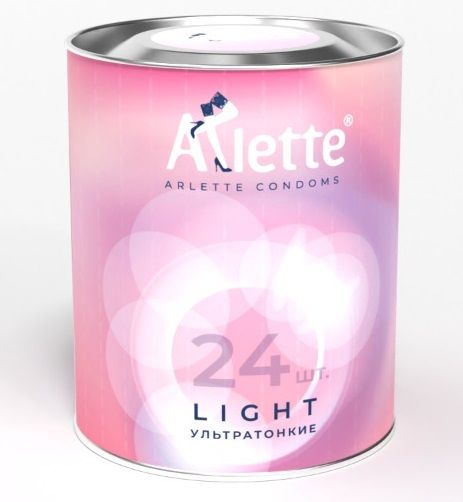 Ультратонкие презервативы Arlette Light - 24 шт. - Arlette - купить с доставкой в Волжском