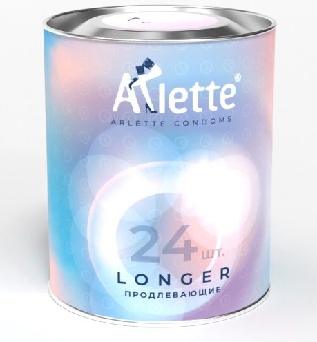 Презервативы Arlette Longer с продлевающим эффектом - 24 шт. - Arlette - купить с доставкой в Волжском