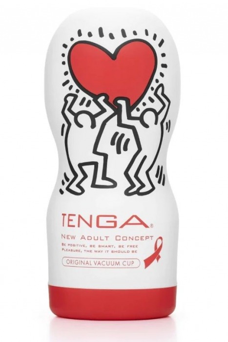 Мастурбатор Keith Haring Cup Deep Throat - Tenga - в Волжском купить с доставкой