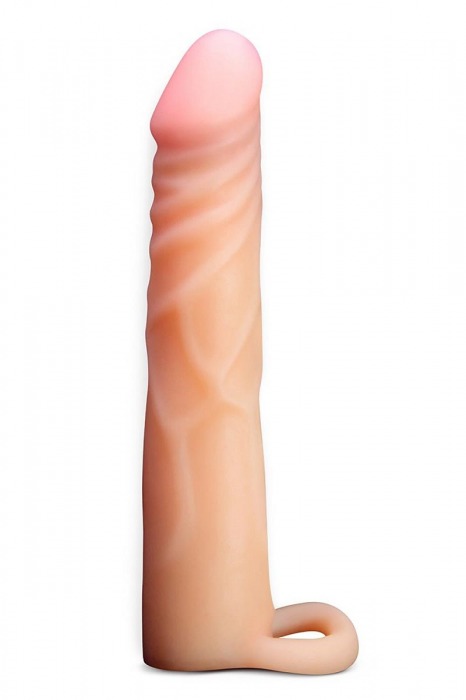 Телесная насадка на пенис Cock Xtender - 17,7 см. - Blush Novelties - в Волжском купить с доставкой