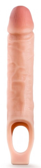 Телесная насадка на пенис 10 Inch Cock Sheath Extender - 25 см. - Blush Novelties - в Волжском купить с доставкой