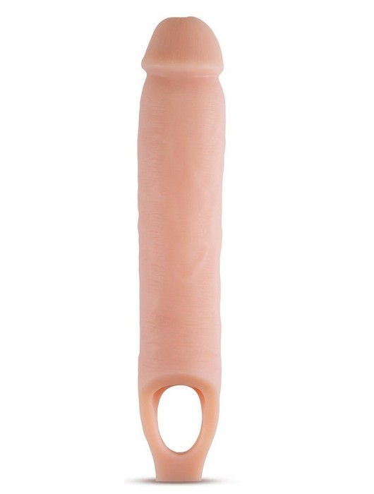 Телесная насадка на пенис 11.5 Inch Cock Sheath Penis Extender - 29,2 см. - Blush Novelties - в Волжском купить с доставкой