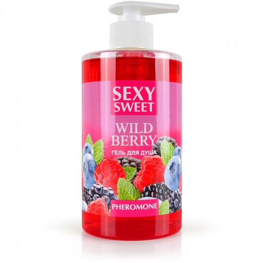 Гель для душа Sexy Sweet Wild Berry с ароматом лесных ягод и феромонами - 430 мл. -  - Магазин феромонов в Волжском