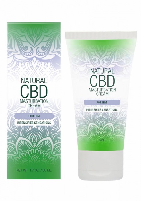 Крем для мастурбации для мужчин Natural CBD Masturbation Cream For Him - 50 мл. - Shots Media BV - купить с доставкой в Волжском