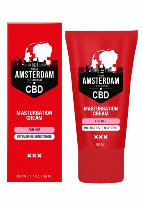 Крем для мастурбации для женщин CBD from Amsterdam Masturbation Cream For Her - 50 мл. - Shots Media BV - купить с доставкой в Волжском