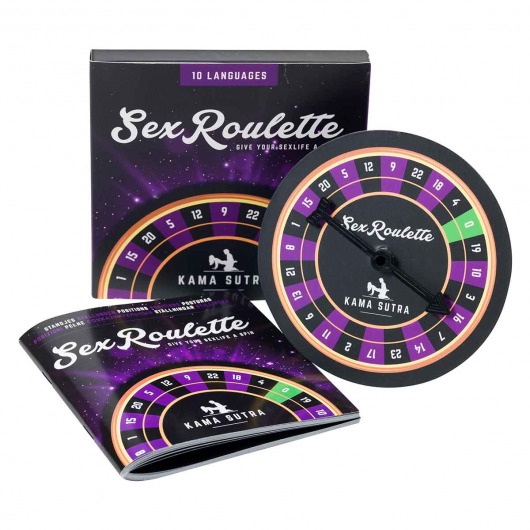 Настольная игра-рулетка Sex Roulette Kamasutra - Tease&Please - купить с доставкой в Волжском