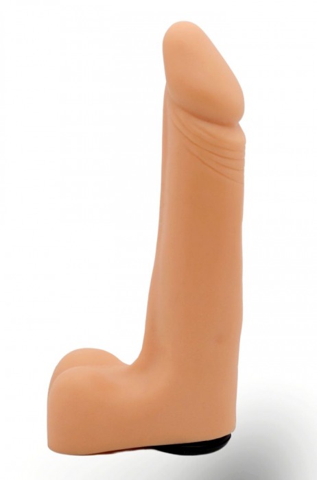 Реалистичный фаллоимитатор на трусиках с плугом - 18,5 см. - LOVETOY (А-Полимер) - купить с доставкой в Волжском