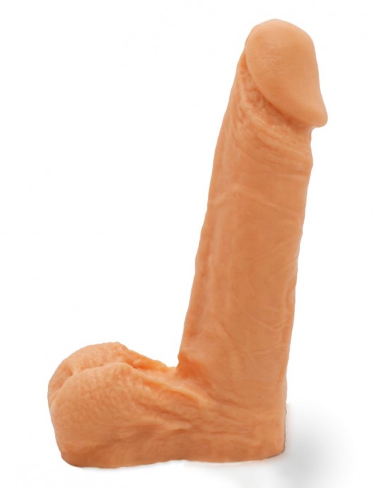 Реалистичный фаллоимитатор с мошонкой на трусиках Харнесс - 16,5 см. - LOVETOY (А-Полимер) - купить с доставкой в Волжском