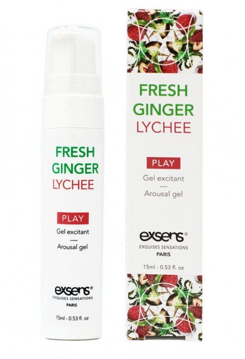 Возбуждающий гель Fresh Ginger Lychee Arousal Gel - 15 мл. - Exsens - купить с доставкой в Волжском