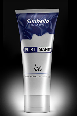 Силиконовая гель-смазка FLIRT MAGIC Ice с лёгким пролонгирующим эффектом - 75 мл. - Sitabella - купить с доставкой в Волжском