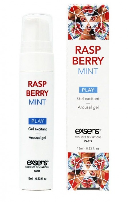 Возбуждающий гель Raspberry Mint с ароматом малины и мяты - 15 мл. - Exsens - купить с доставкой в Волжском