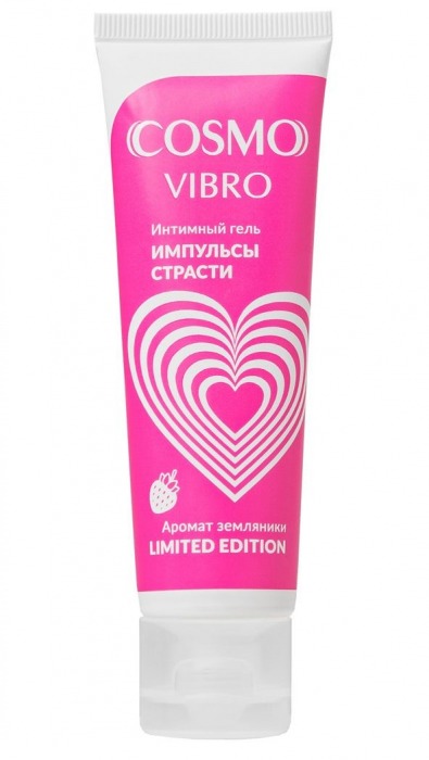 Возбуждающий гель на водно-силиконовой основе Cosmo Vibro с ароматом земляники - 50 гр. - Биоритм - купить с доставкой в Волжском