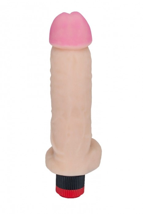 Вибромассажер-реалистик из неоскин - 20 см. - LOVETOY (А-Полимер)