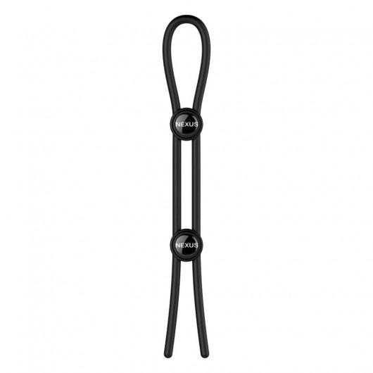 Черное эрекционное лассо Nexus Forge Double - Nexus Range - в Волжском купить с доставкой