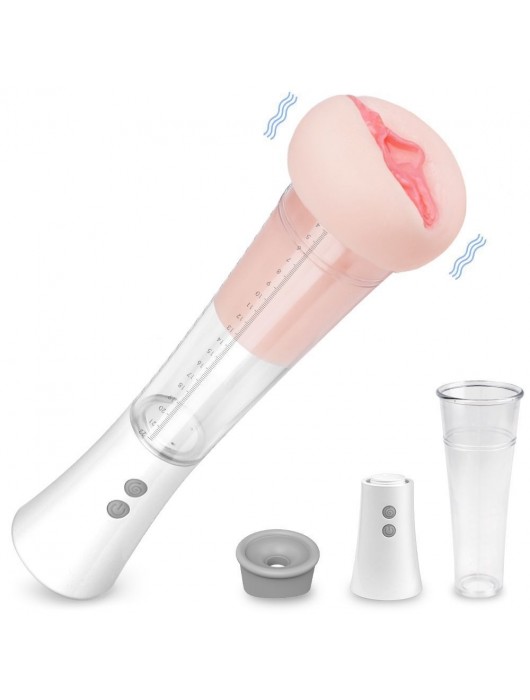 Автоматическая вакуумная помпа с реалистичной мягкой вставкой Max Kit - S-HANDE - в Волжском купить с доставкой