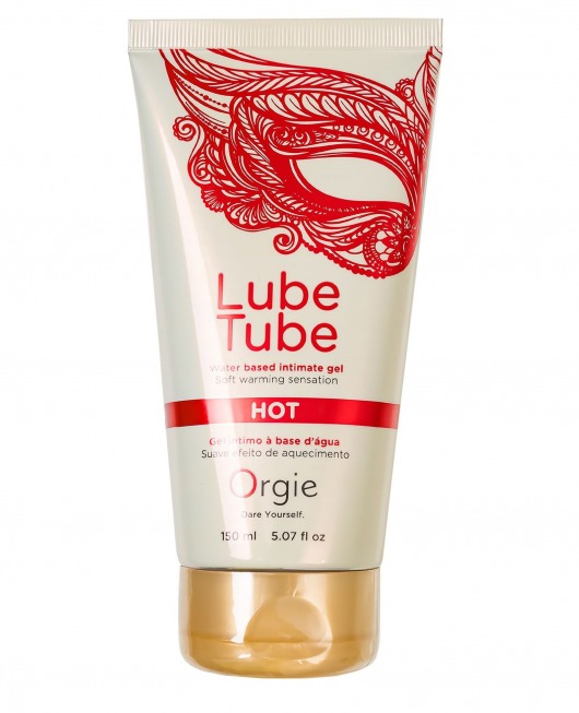 Интимный гель на водной основе Lube Tube Hot с разогревающим эффектом - 150 мл. - ORGIE - купить с доставкой в Волжском