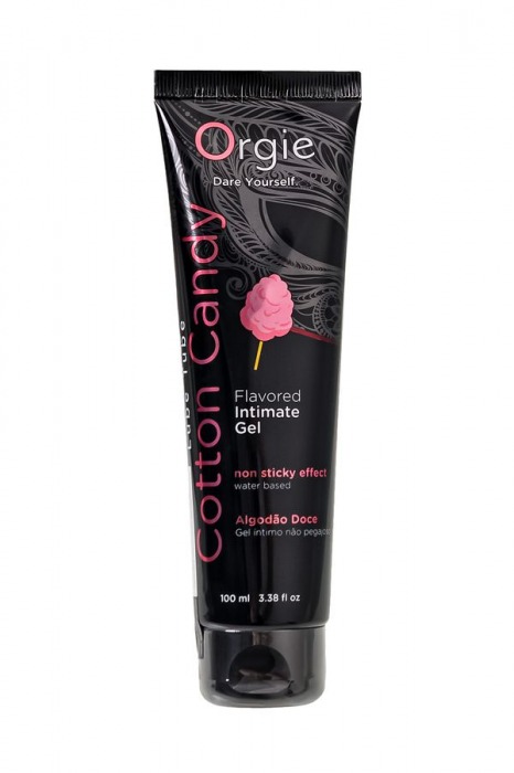 Интимный гель на водной осное Lube Tube Cotton Candy со вкусом сахарной ваты - 100 мл. - ORGIE - купить с доставкой в Волжском