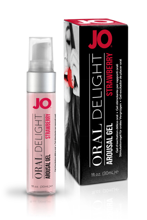 Клубничный лубрикант для оральных ласк Oral Delight Strawberry Sensation - 30 мл. - System JO - купить с доставкой в Волжском