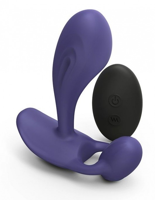 Темно-синий вибромассажер Witty P G Vibrator with Remote Control - Love to Love - в Волжском купить с доставкой