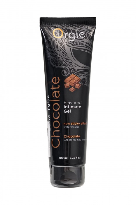 Интимный гель на водной основе Lube Tube Chocolate с шоколадным вкусом - 100 мл. - ORGIE - купить с доставкой в Волжском