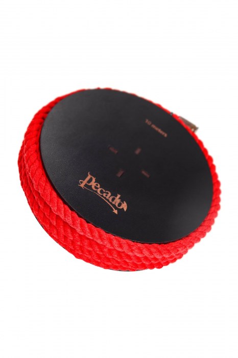 Красная веревка для шибари на катушке - 10 м. - Pecado - купить с доставкой в Волжском