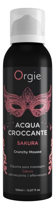 Хрустящая пенка для массажа Orgie Acqua Croccante Sakura с ароматом сакуры - 150 мл. - ORGIE - купить с доставкой в Волжском