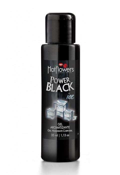 Стимулирующий гель для массажа Power Black - 35 мл. - HotFlowers - купить с доставкой в Волжском